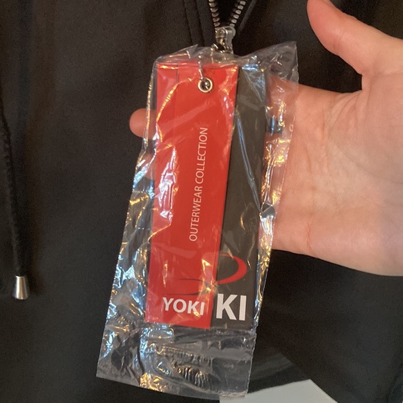 NWT, Black Hoodie Jacket, Size M - Picture 8 of 10